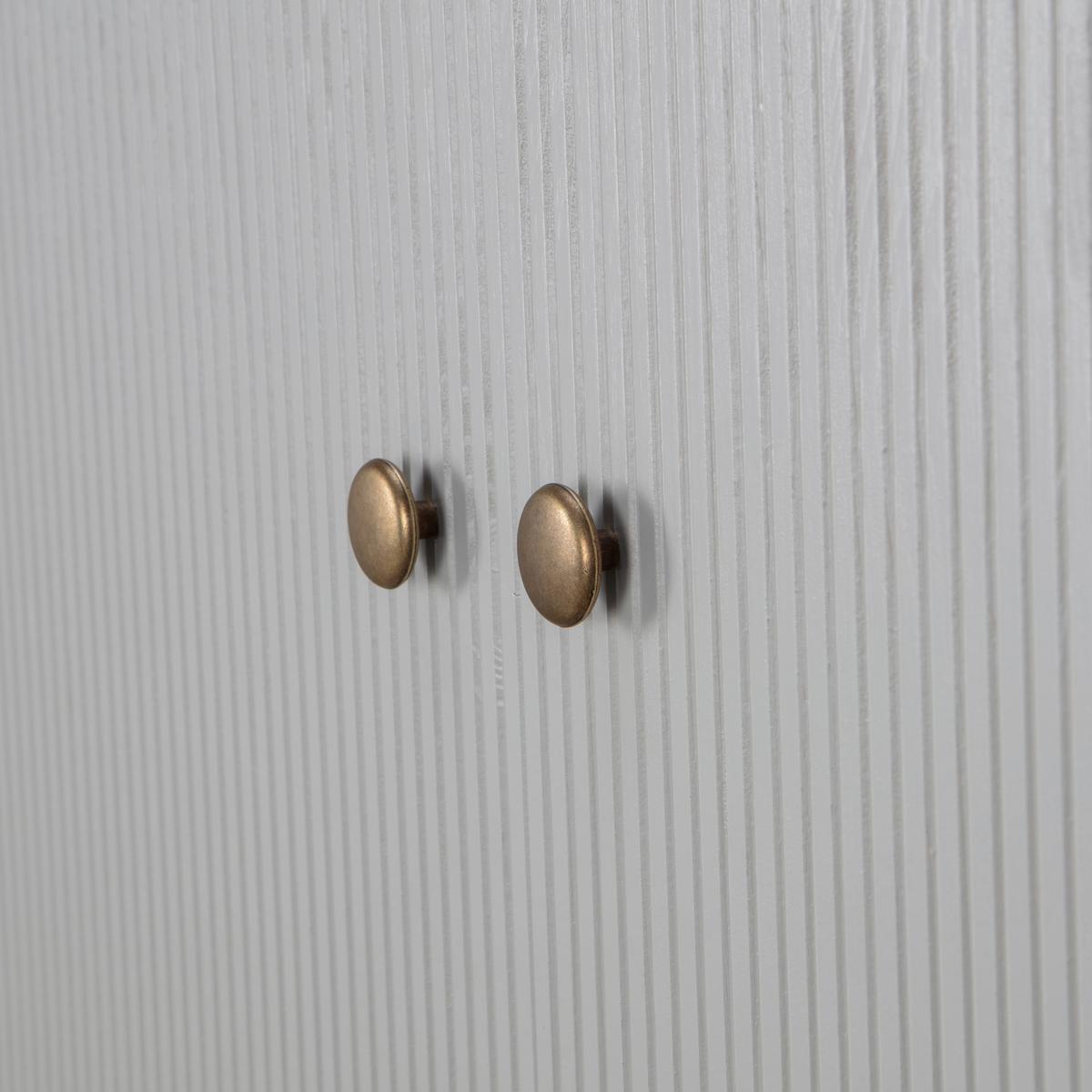 Garderobenschrank Madu Hellgrau B: 100 Cm - Hellgrau, Design, Holz (100/195/53cm) - Livetastic