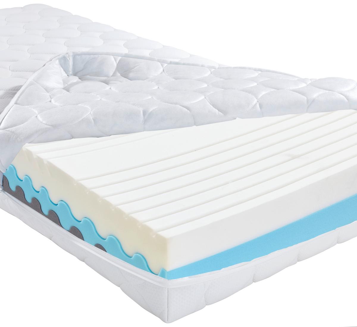Matrace Silvy Deluxe 80x200cm, H3/ H4 - bílá, textil (80/200cm) - Primatex