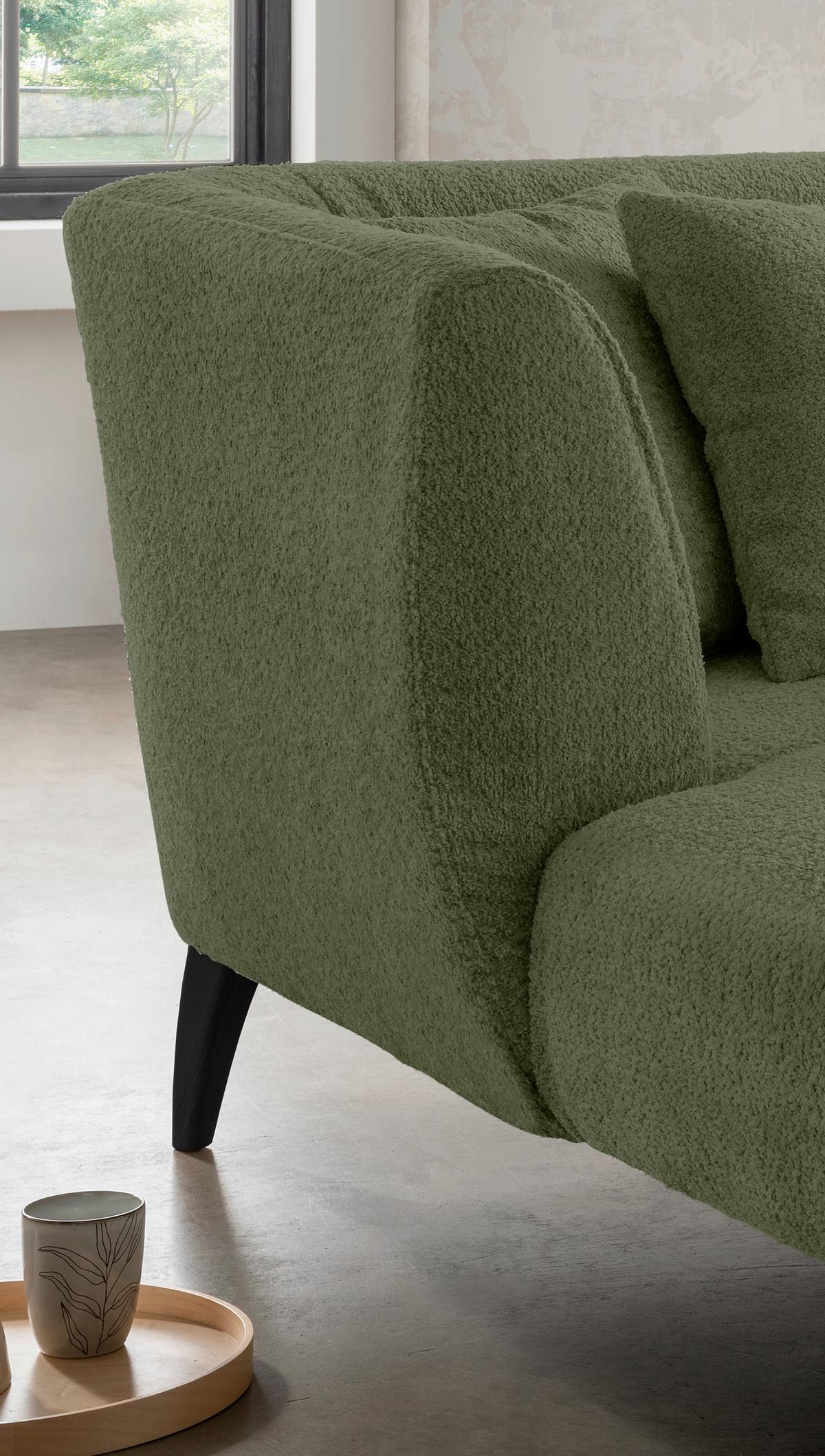 Xxl-sessel Inkl. Zierkissen Colori Grün - Schwarz/Grün, MODERN, Textil (108/84/155cm) - MID.YOU