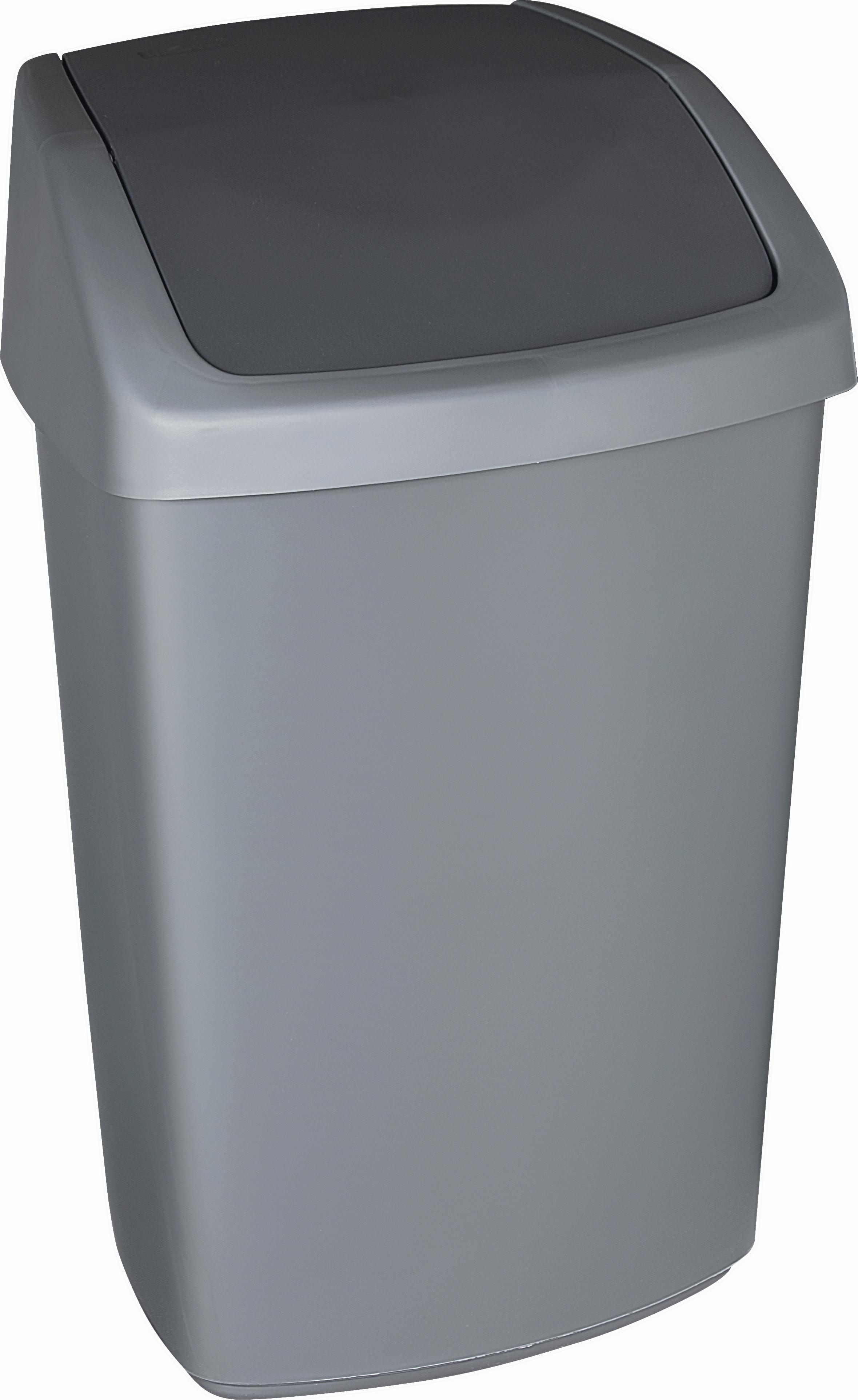 Billenőfedeles Szemetesvödör 50 Liter - műanyag (40.6/34/66.8cm)