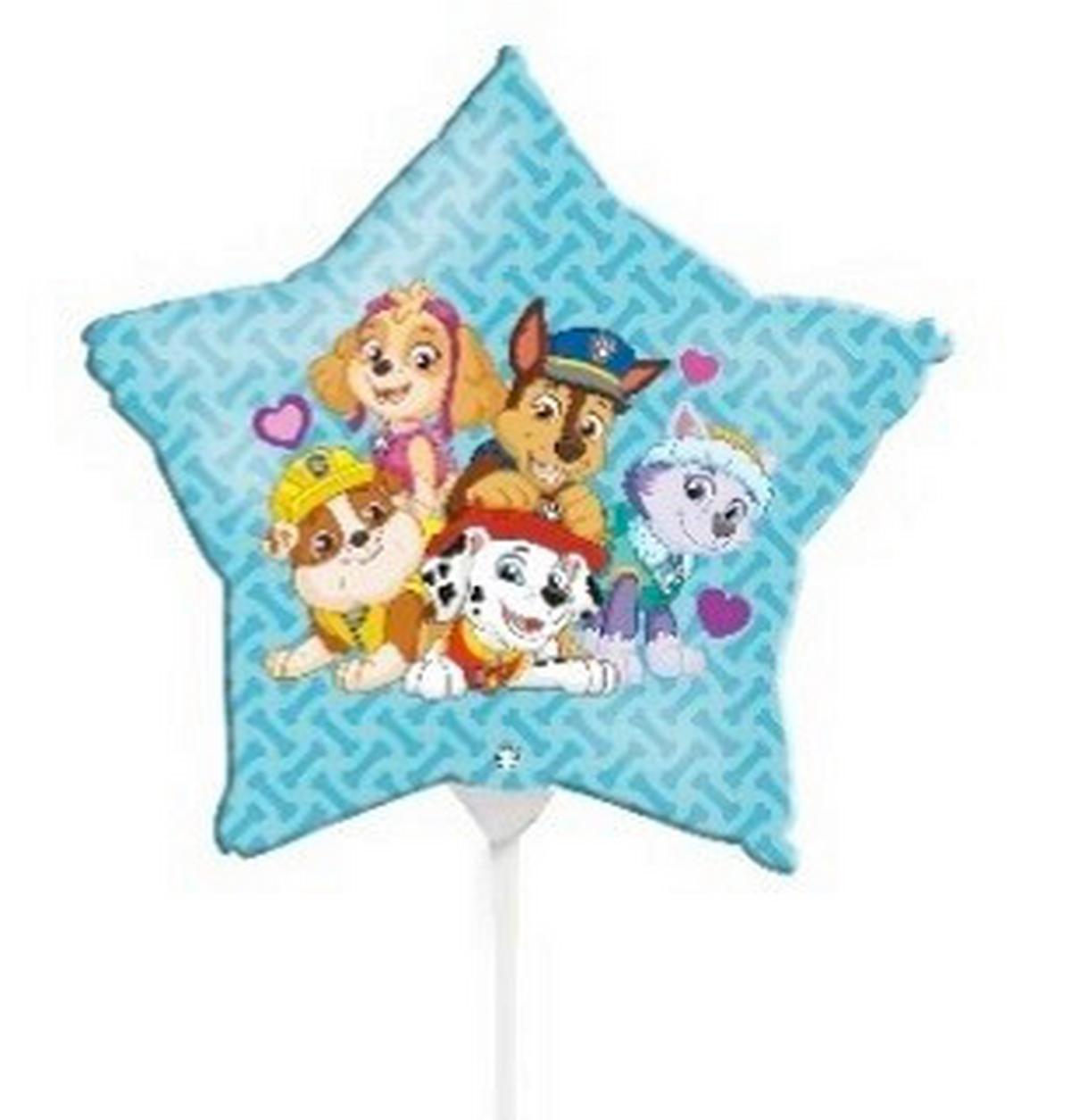 LUFTBALLON MINI-FOLIENBALLON "PAW PATROL" - Trend, Kunststoff (18-23cm)