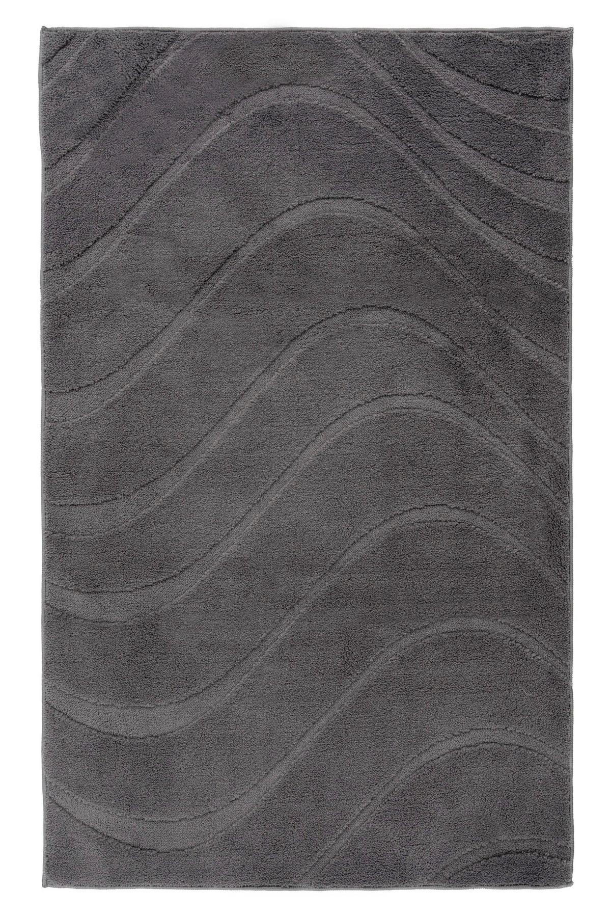 Badematte Ocean Touch Grau - Basics (40/60cm) - Kayoom