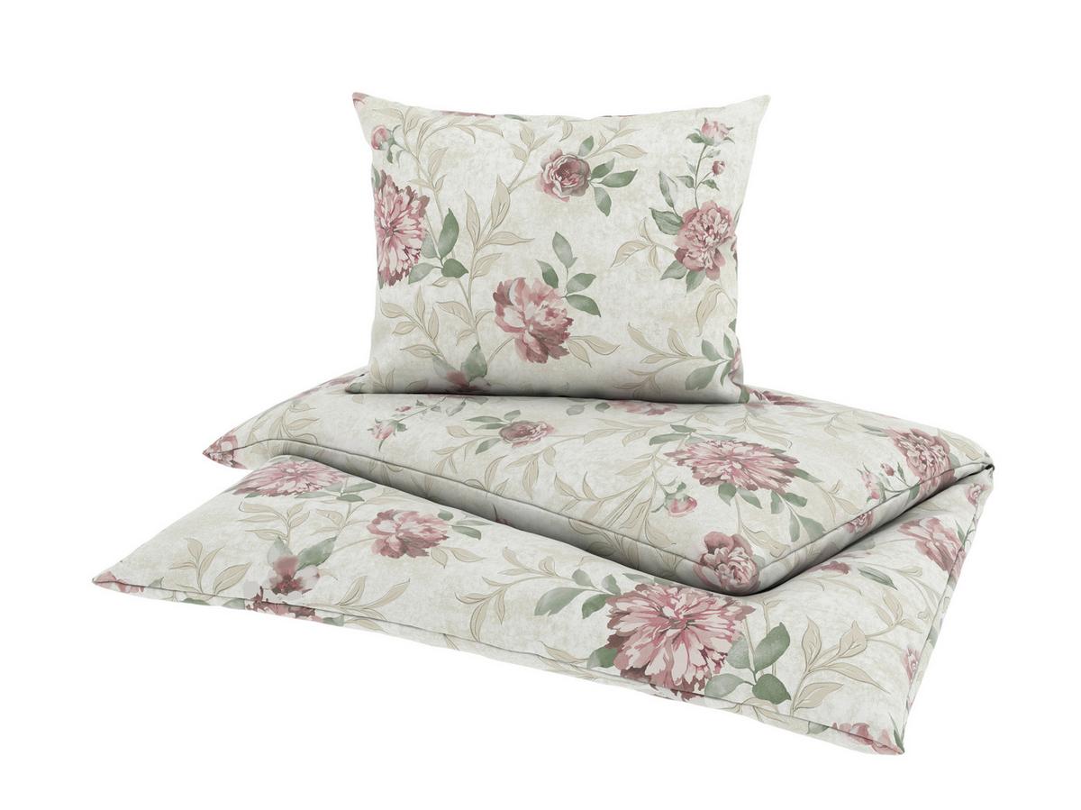 Bettwäsche Alice - Beige/Rosa, ROMANTIK / LANDHAUS, Textil - James Wood