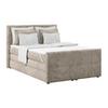 Boxspringbett Mit Topper & Bettkasten 140x200 Cm Medino - Taupe, KONVENTIONELL, Holz/Holzwerkstoff (140/200cm) - Luca Bessoni