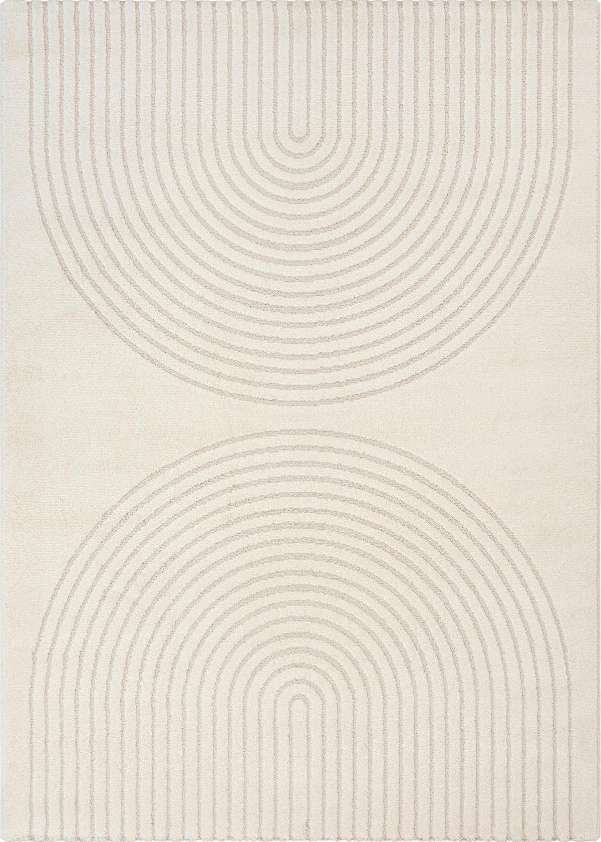 Webteppich Eclipse 2320 160-Cream - Creme, Basics, Textil (160/220cm)