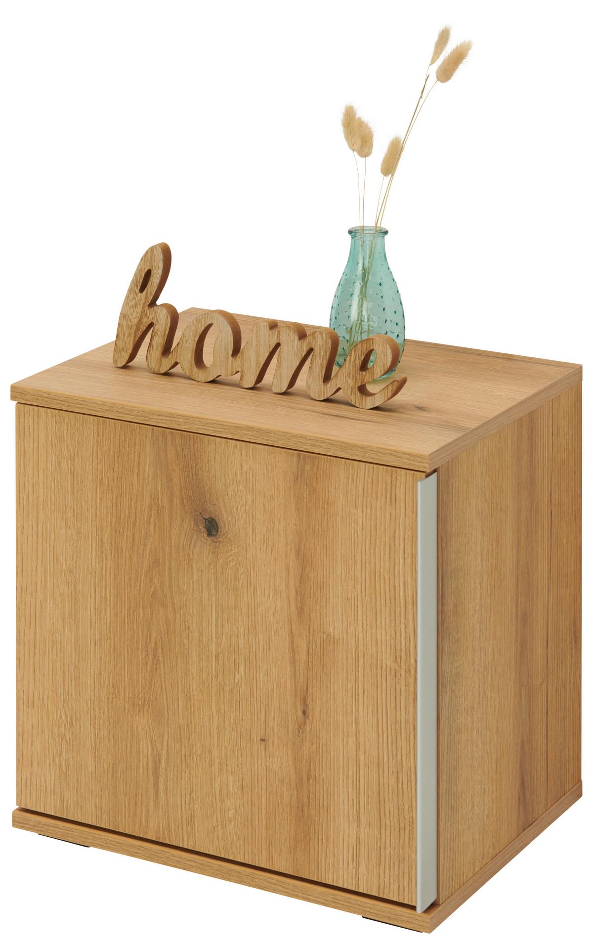 Hängeschrank Power 42,2 cm Evoke Eiche Dekor, Quadratisch - Eichefarben, MODERN, Holzwerkstoff (42,2/42,2/32cm)