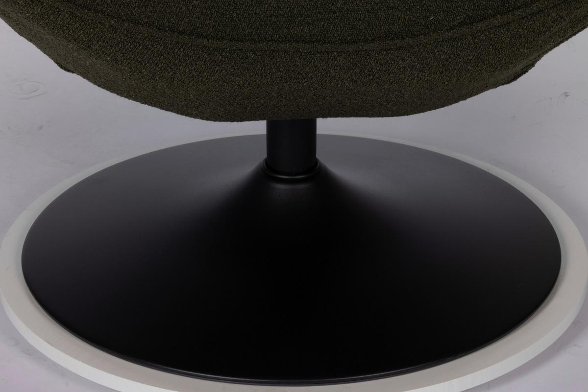 Relaxsessel Ramo Dunkelgrün B: 69 cm - Dunkelgrün/Schwarz, Basics, Textil/Metall (69/77/72cm) - Livetastic