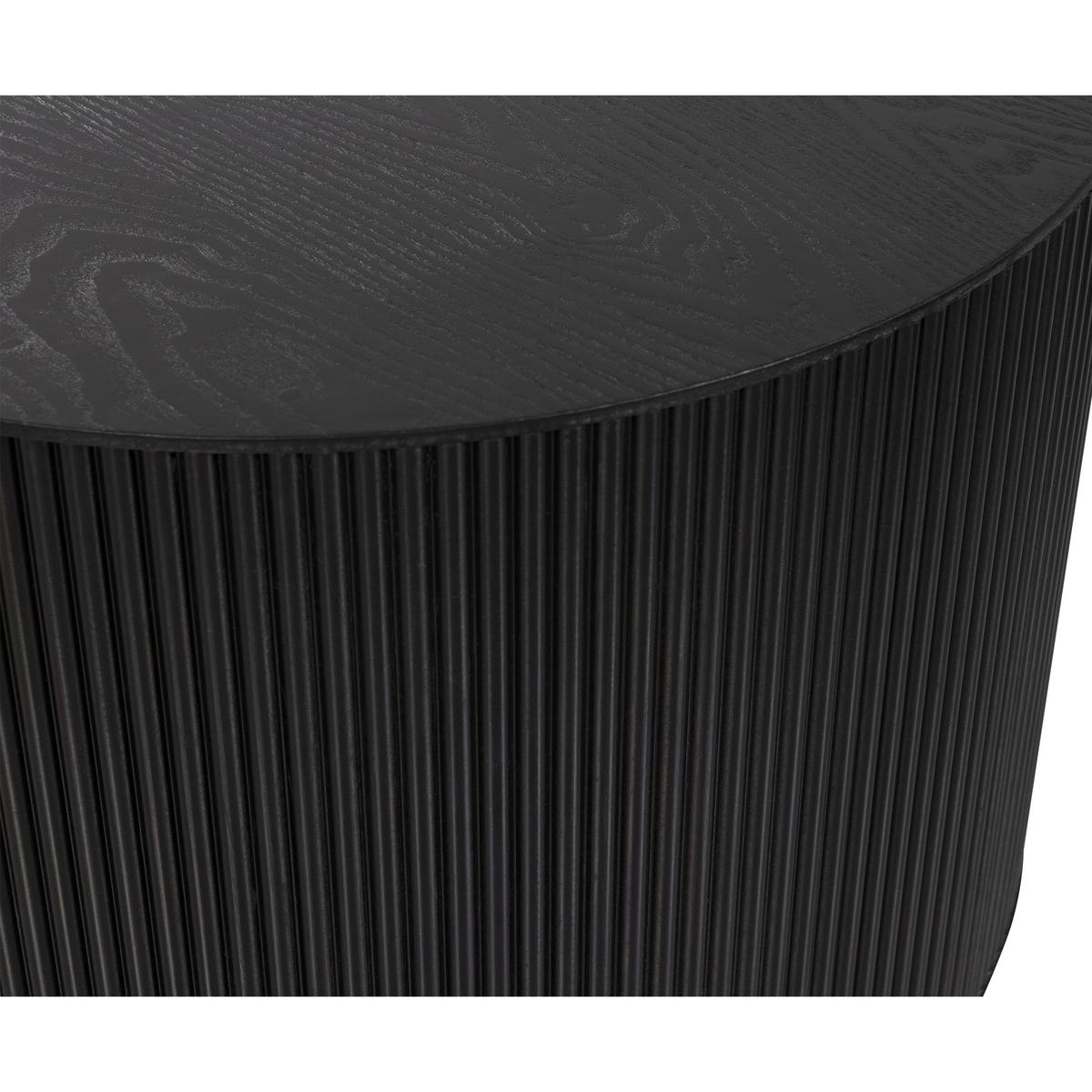 Beistelltisch Sanne Schwarz L: 60 cm - Schwarz, Design, Holzwerkstoff (60/60/40cm) - Livetastic