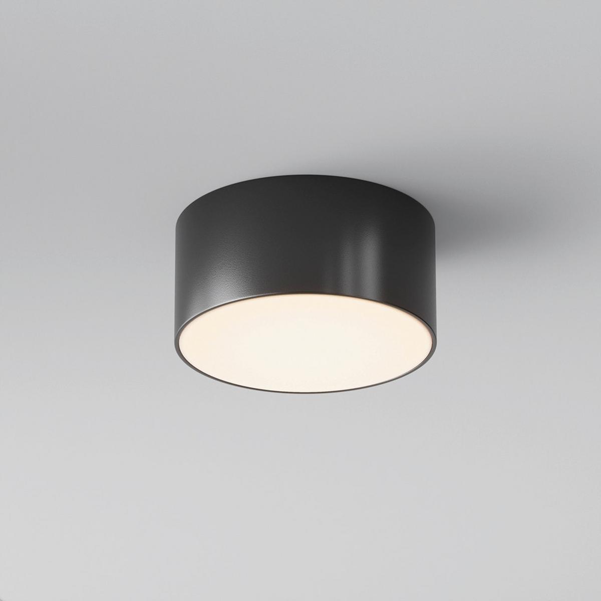 Außendeckenleuchte Zon Ip - Schwarz, MODERN, Metall (12/5,8cm) - MAYTONI