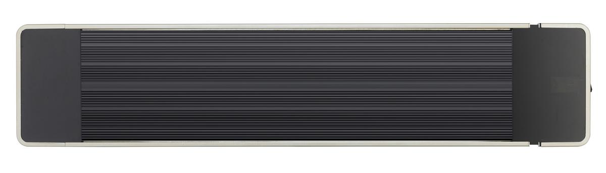 Wand-Terrassenstrahler 400/ 800/1200 W 3 Heizstufen - Schwarz, Basics, Metall (93/20/5cm)