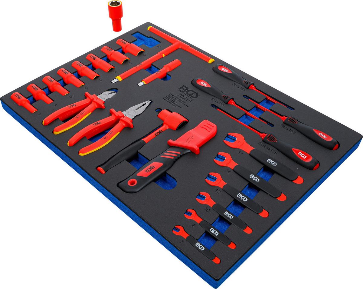 Werkstattwageneinlage 70218 - Blau/Rot, Basics (56.7/40.8/3.2cm)