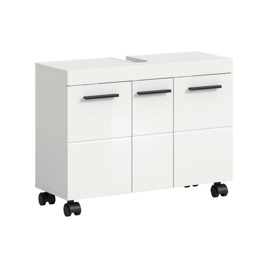 Waschbeckenunterschrank Nova Weiß B: 80cm