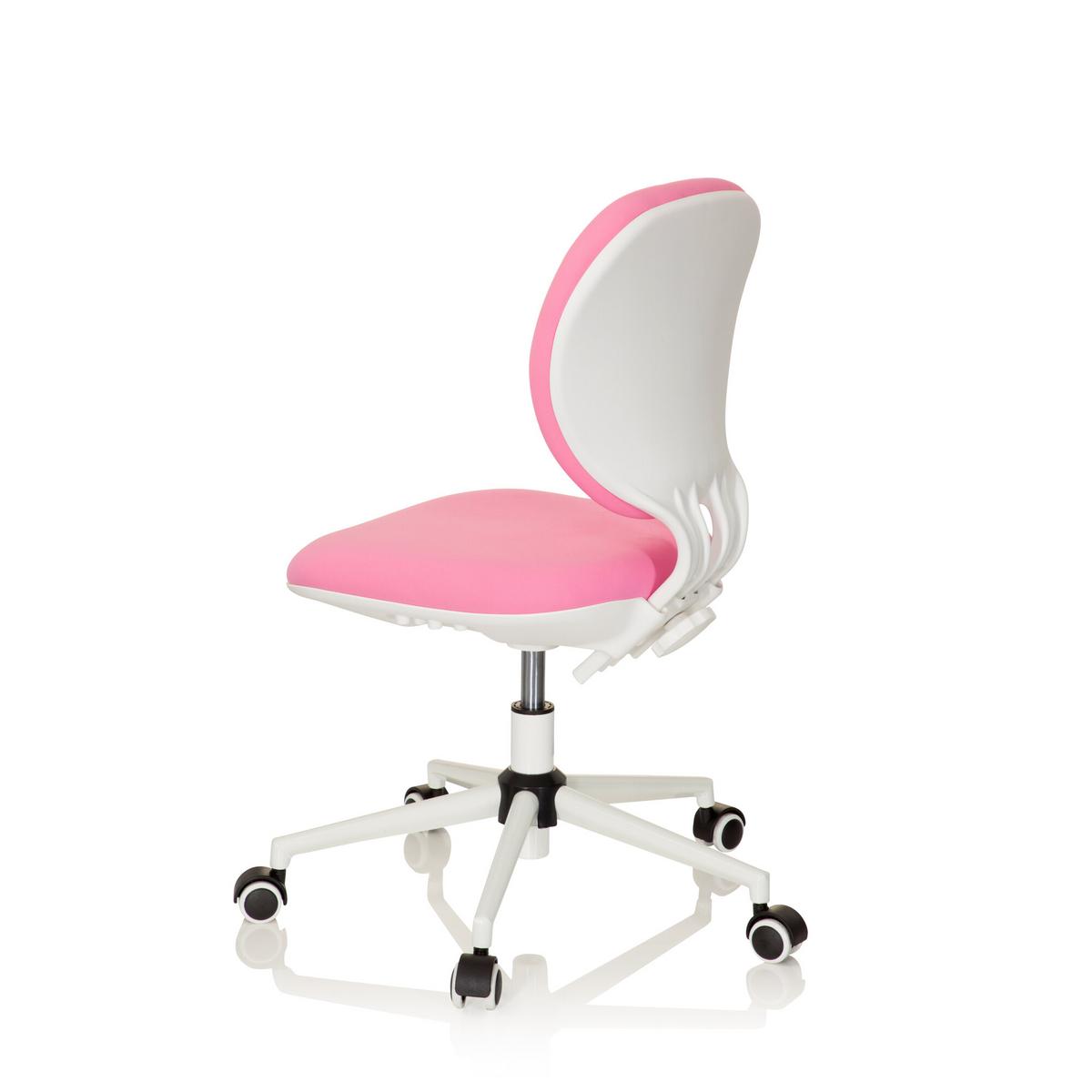 Jugenddrehstuhl Kid Vivo Stoff Pink - Pink, Basics, Kunststoff (43/82-95/56cm) - MID.YOU