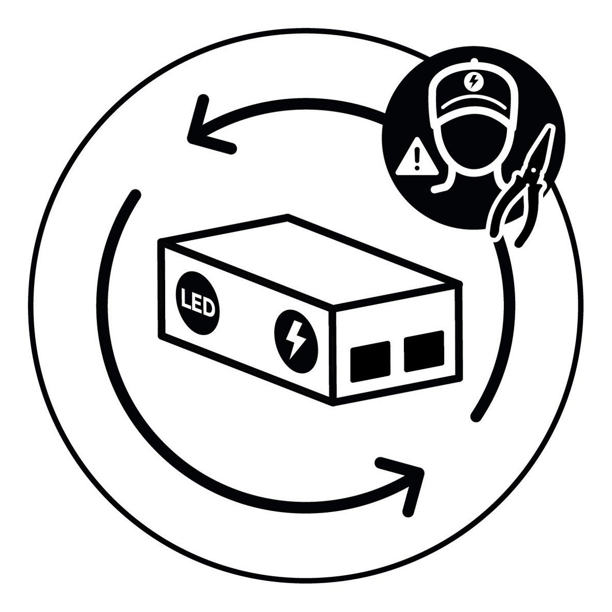 LED-Deckenleuchte Alpha L: 80 cm, Rechteckig - Schwarz, Basics, Metall (30/80/5cm)