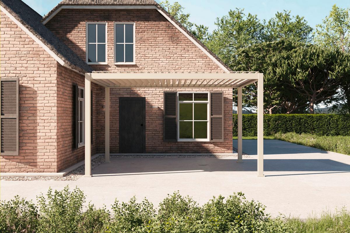 Pergola Deluxe 300x400 Grau - Grau, LIFESTYLE, Metall (400/250/300cm) - Gardenson