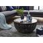 Couchtisch Nisha D: 70 cm Recyclingholz - Schwarz/Braun, Design, Holz/Metall (70/70/33cm) - Carryhome Couchtisch Nisha D: 70 cm Recyclingholz - Schwarz/Braun, Design, Holz/Metall (70/70/33cm) - Carryhome