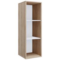 Aktenregal Lona Eiche Dekor B: 35 Cm - Weiß/Sonoma Eiche, MODERN, Holzwerkstoff (35/110/37cm) - MID.YOU
