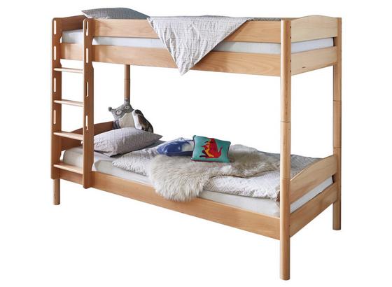 Etagenbett Michelle Buche Massiv Natur B 90 Cm