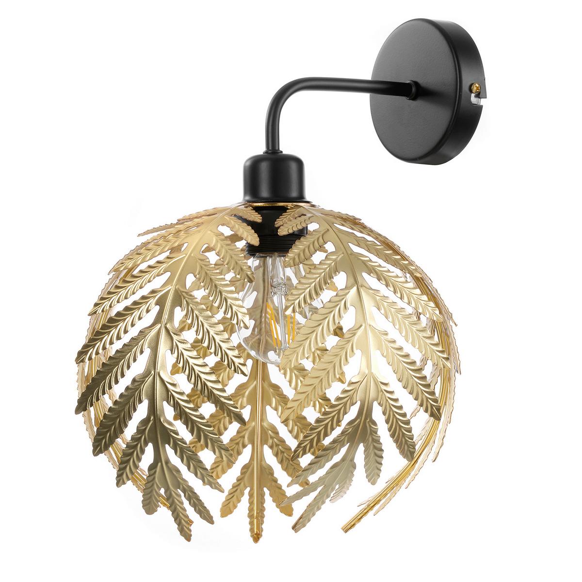 Wandleuchte Apno Goldfarben L: 28 Cm 22w - Goldfarben, Basics, Metall (28/28/34cm)