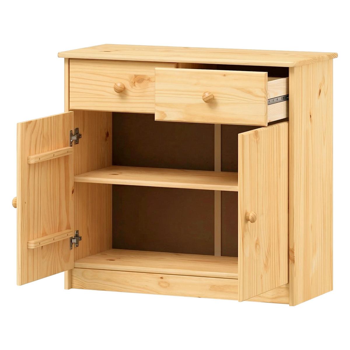KOMMODE KOMMODE KIEFERNHOLZ 81X75 CM - Naturfarben, Basics, Holz (81/75/35cm) - Livetastic