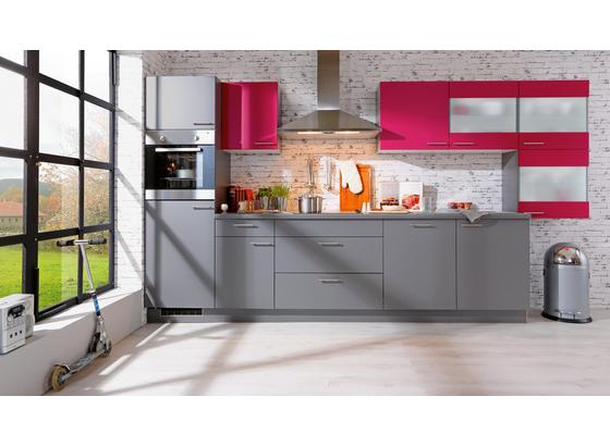 Kuchyňský Blok Win - šedá/pink, kompozitní dřevo (380cm) - Express Kuchyňský Blok Win - šedá/pink, kompozitní dřevo (380cm) - Express