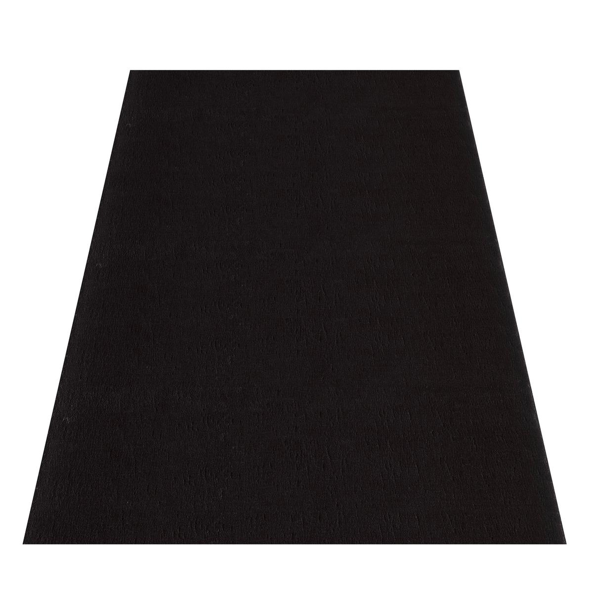 Hochflorteppich Catwalk - Schwarz, Basics, Textil (140/200cm) - Novel