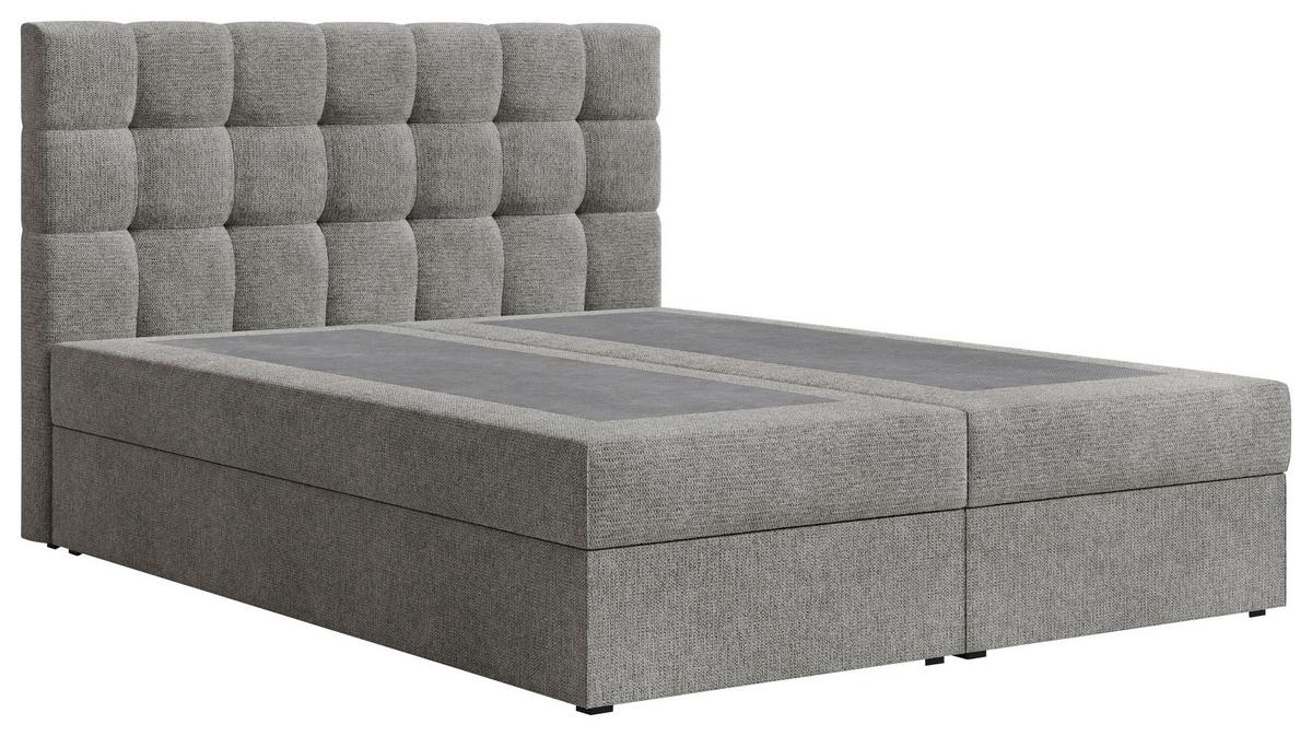 BOXBETT Oslo Anthrazit 160x200cm - Anthrazit/Schwarz, MODERN, Holz/Kunststoff (160/200cm) - MID.YOU
