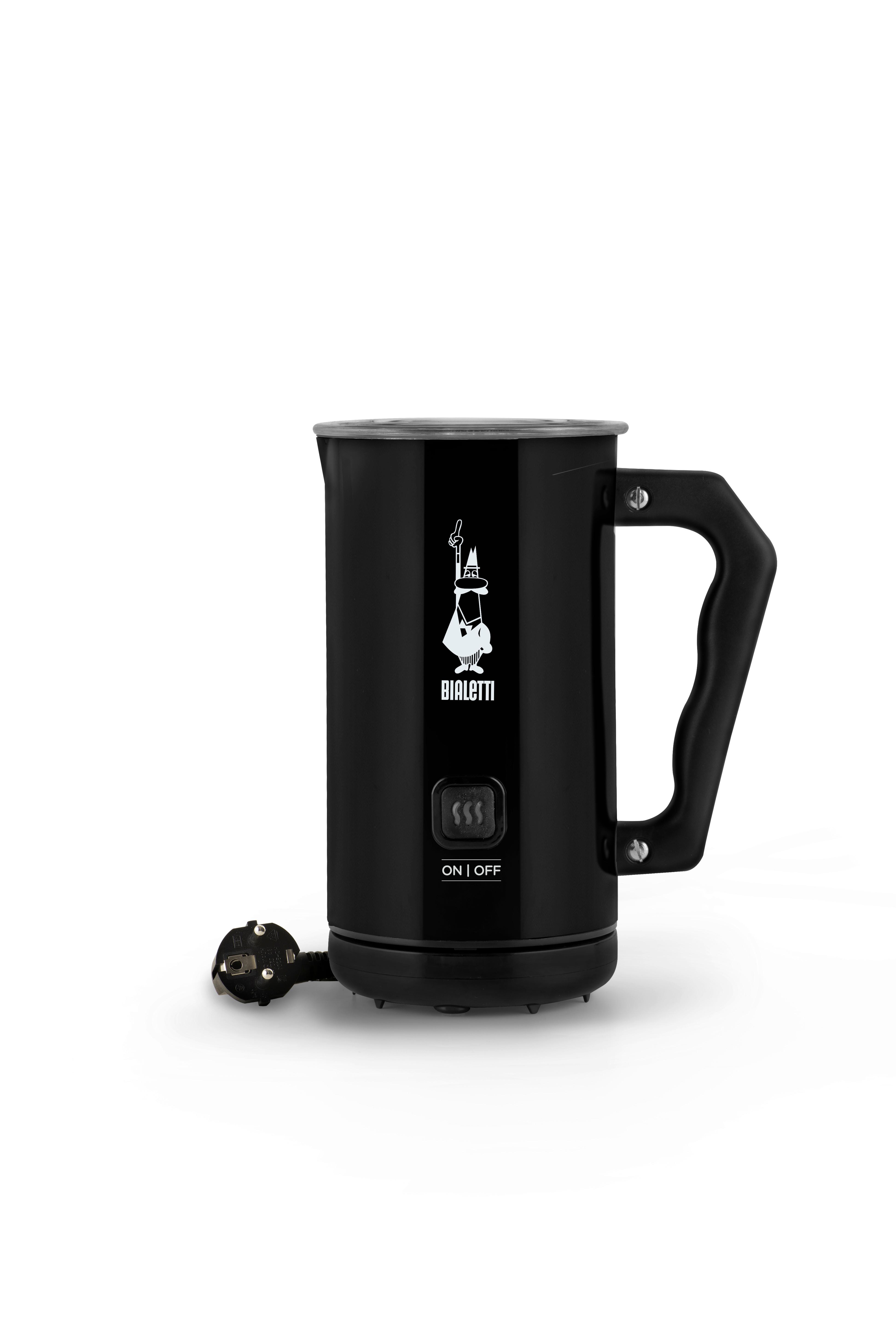 MILCHSCHÄUMER Metall/Kunststoff, Schwarz - Schwarz, Basics, Kunststoff/Metall (21/16/12.6cm) - Bialetti