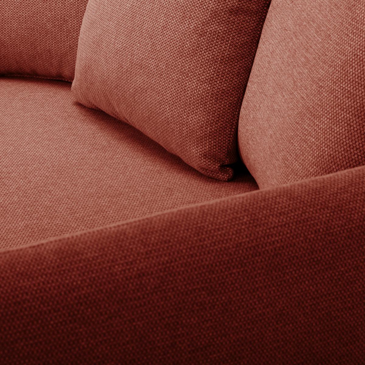 2-sitzer-sofa Aladin Rostfarben - Rostfarben/Schwarz, Basics, Textil (161,5/89/89cm) - P & B