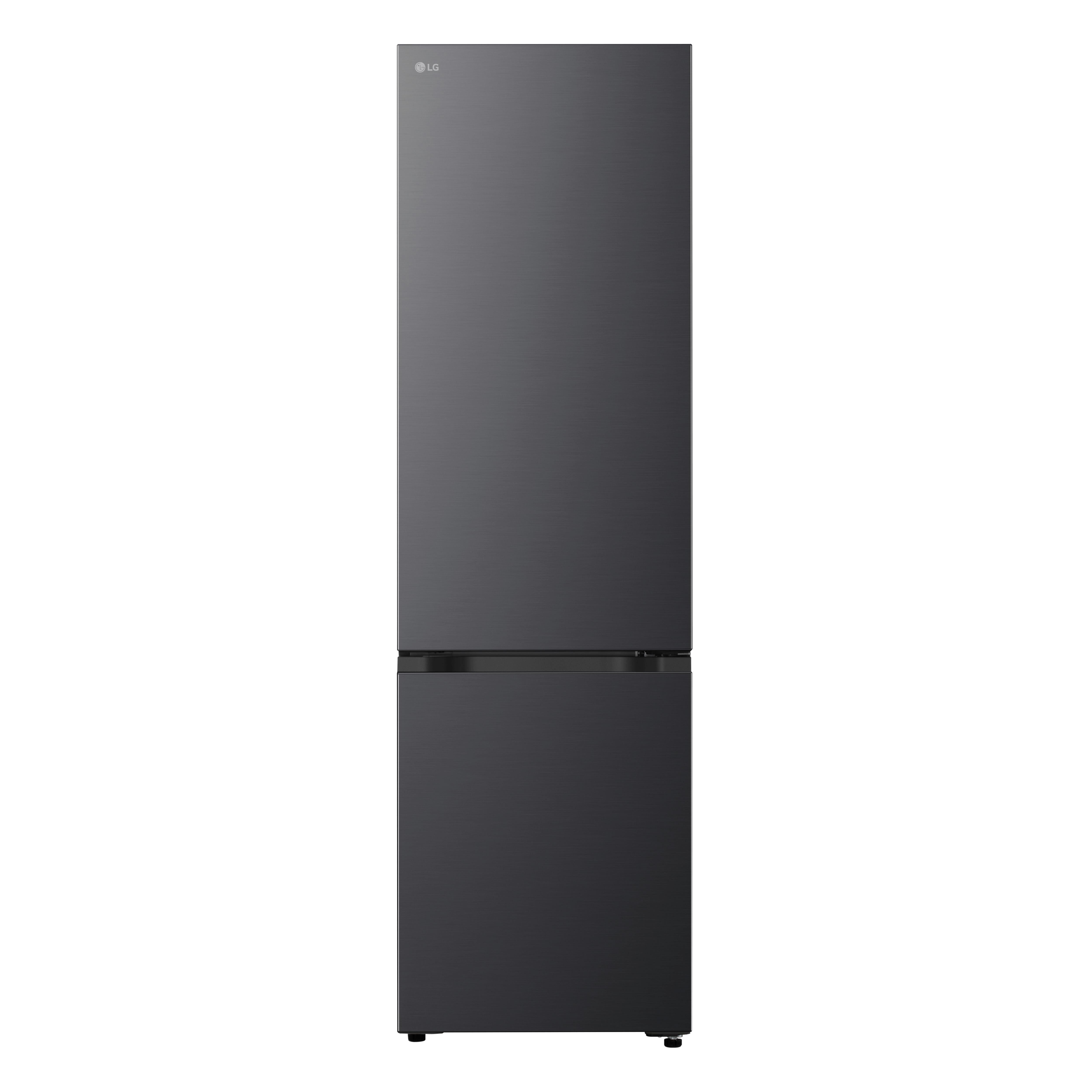 Kühl-Gefrier-Kombination GBBSJ 2CCEP, gesamt Vol. ca 375 L - Schwarz, Basics, Metall (59,7/203/67,4cm) - LG