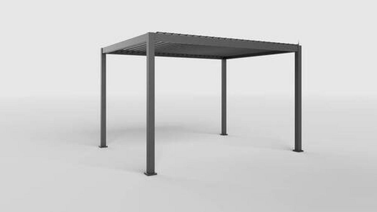 Pergola E-Motion, Anthrazit - Anthrazit, LIFESTYLE, Metall (400/300/250cm) - Gardenson