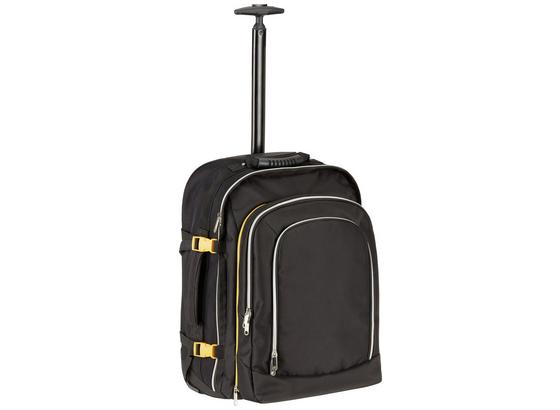 Reisekoffer Set mit Rucksack Ron 2 Rollen - Gelb/Schwarz, KONVENTIONELL, Textil/Metall (35/53/30cm) - Ombra Reisekoffer Set mit Rucksack Ron 2 Rollen - Gelb/Schwarz, KONVENTIONELL, Textil/Metall (35/53/30cm) - Ombra
