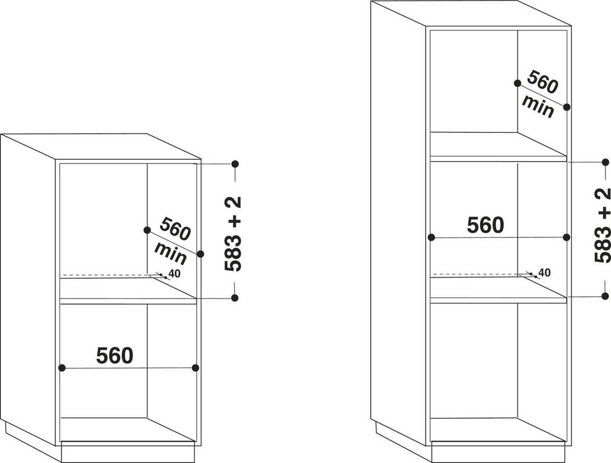 Privileg Einbau-backofen B: 59,5cm Silber, Click&clean - Silberfarben/Schwarz, Basics, Glas/Metall (59,5/59,5/54,9cm) - Privileg