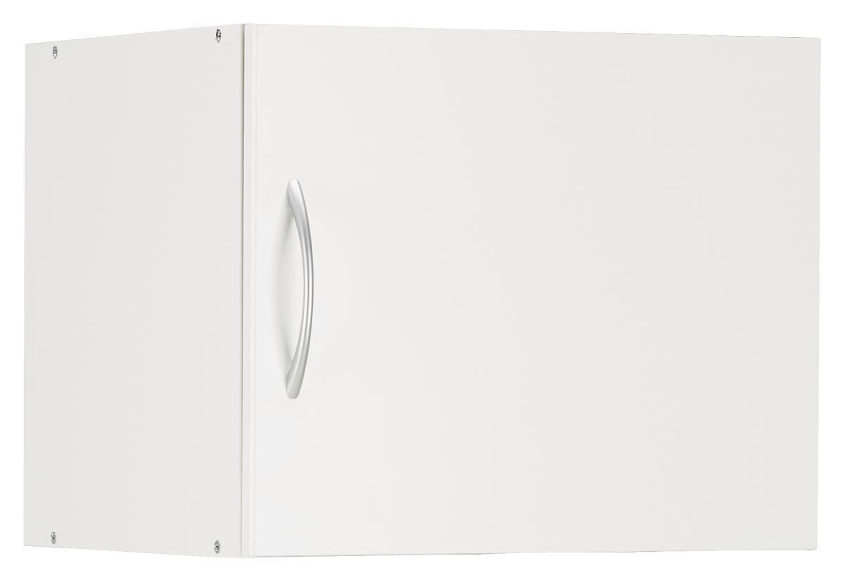 NADSTAVEC NA SKRIŇU MRK - biela/hliníková, Konventionell, kompozitné drevo/plast (50/40/40cm) - Mömax