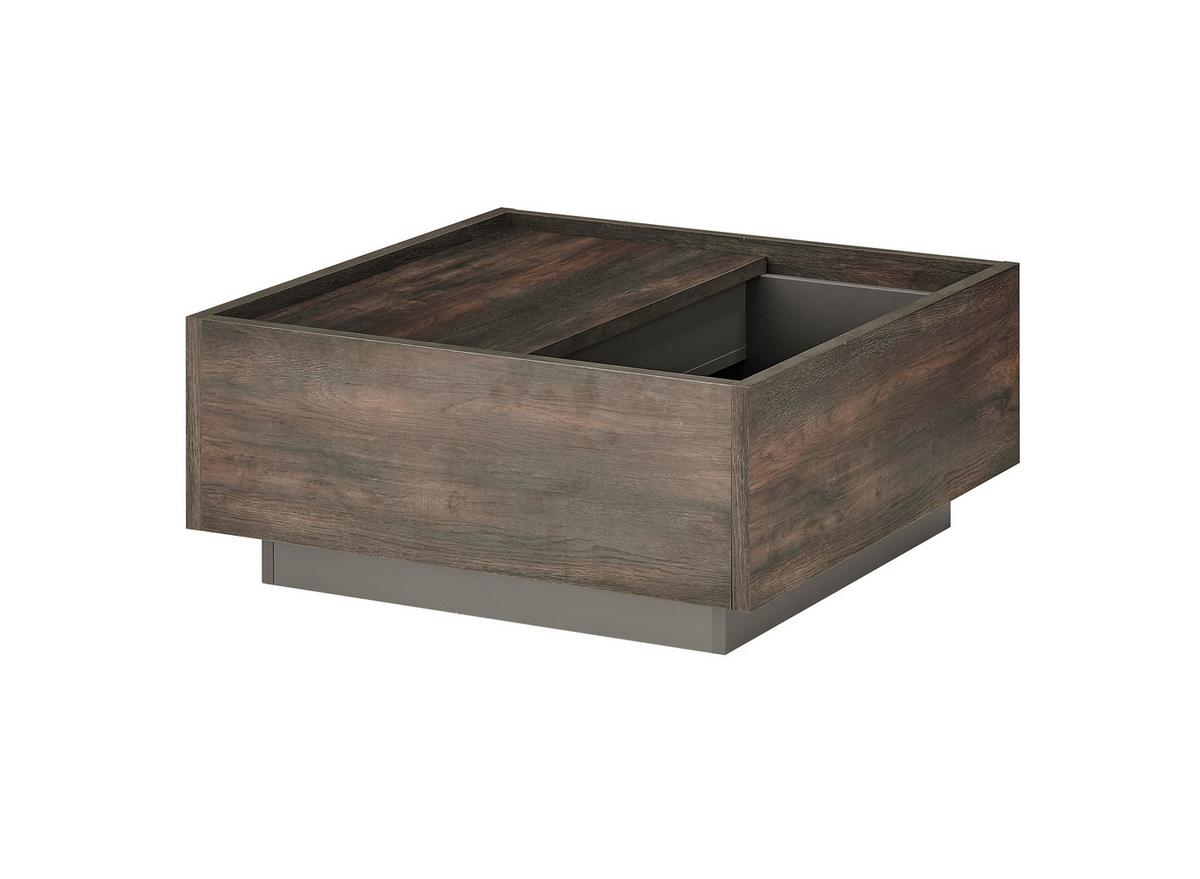 Couchtisch Largo Anthrazit/Eichefarben B: 75 cm - Eichefarben/Anthrazit, Design, Holzwerkstoff (75/33/75cm) - MID.YOU