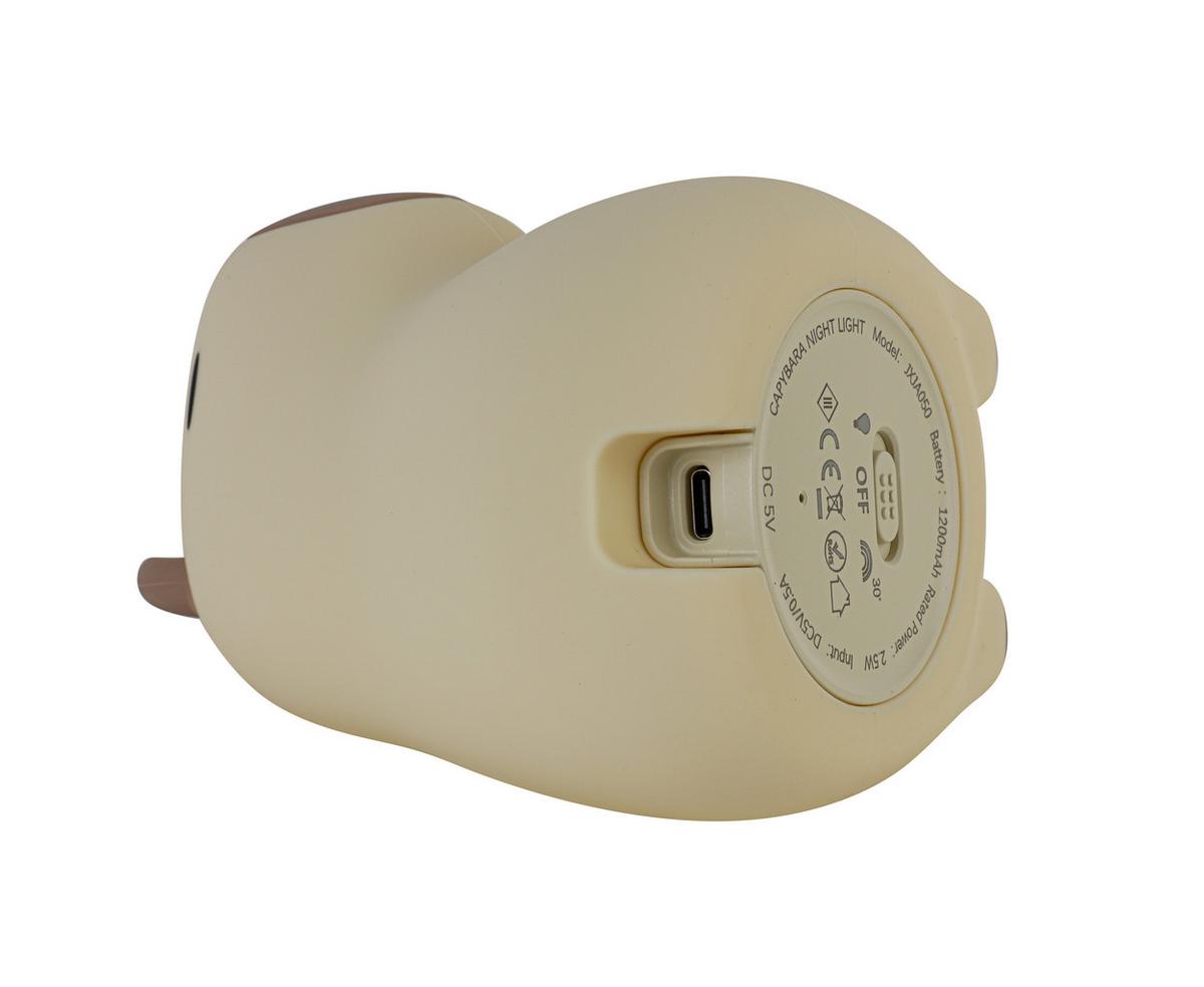 NOČNÍ SVĚTLO CAPYBARA - krémová, Moderní, plast (11/9,2/9cm) - Mömax