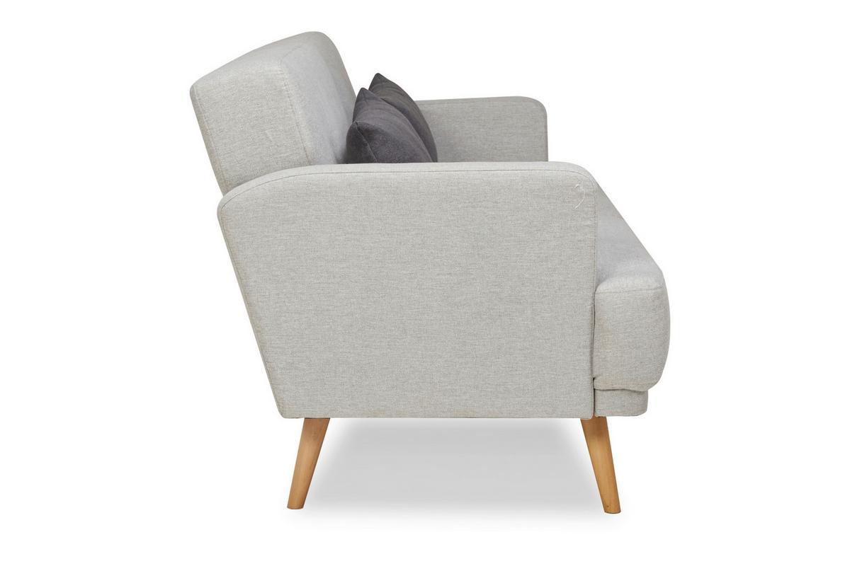 3-sitzer-sofa Hellgrau B: 214 Cm - Dunkelgrau/Hellgrau, MODERN, Textil (214/83/86cm) - Livetastic