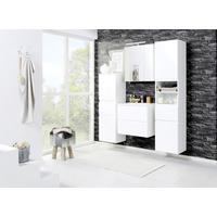Badmöbel-set 2-tlg. Cardiff B: 80 Cm, Weiß - Weiß, Design, Holzwerkstoff (80cm) - Held