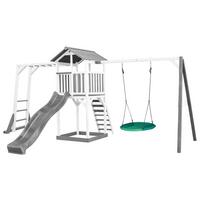 Spielturm A025.133.82 - Blau/Weiß, KONVENTIONELL, Holz (519/242/349cm) - Ambia Garden