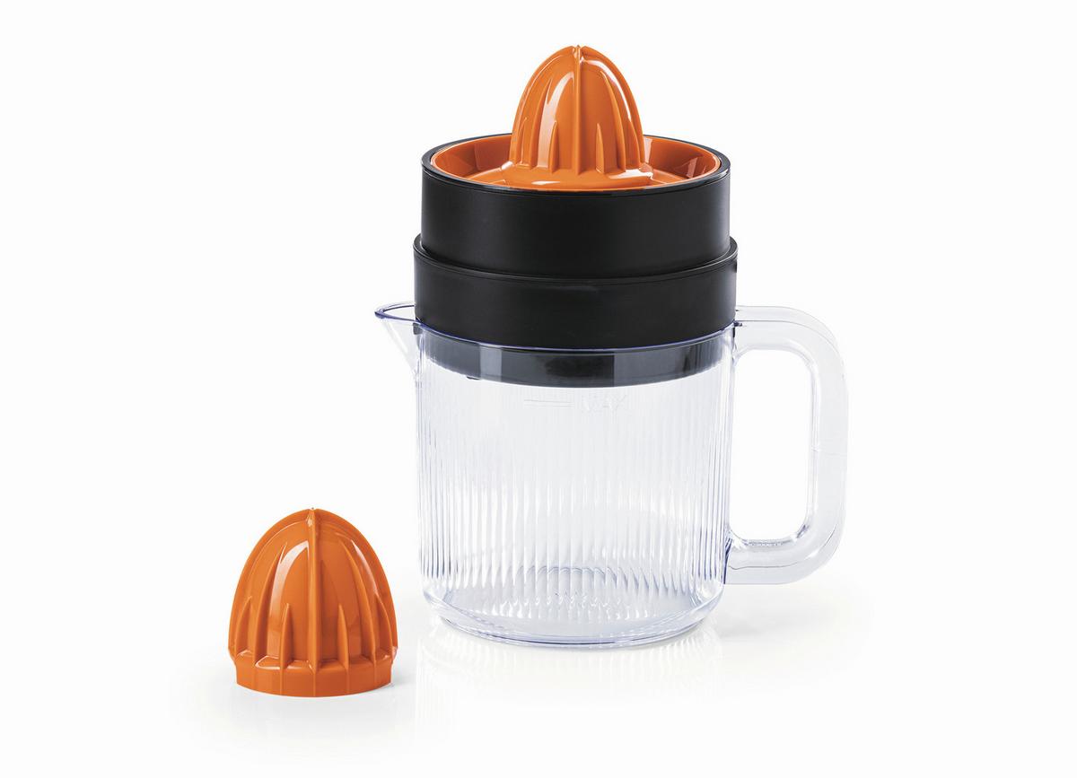 Zitronenpresse, 30w 15138 - Schwarz/Orange, Basics, Kunststoff (20,6/14,1/24,9cm)