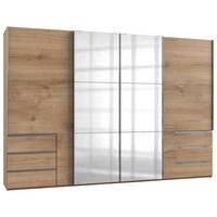 Schwebetürenschrank 350cm Level, Eiche Dekor - Eichefarben, MODERN, Holzwerkstoff (350/236/65cm) - MID.YOU