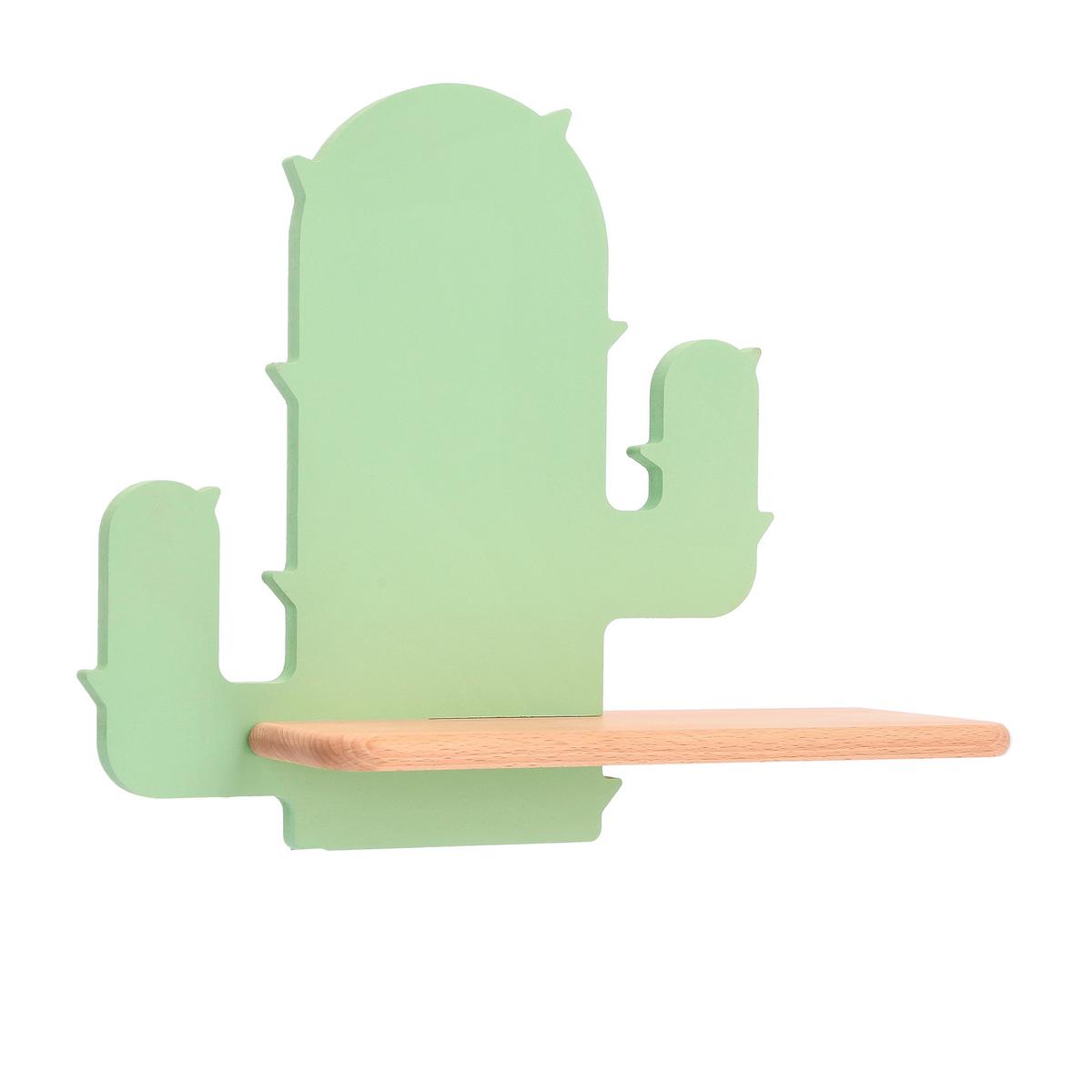 Kinderwandleuchte 21-00903 Cactus 1 - Grün, Basics, Holz/Holzwerkstoff (33/12/27.5cm)