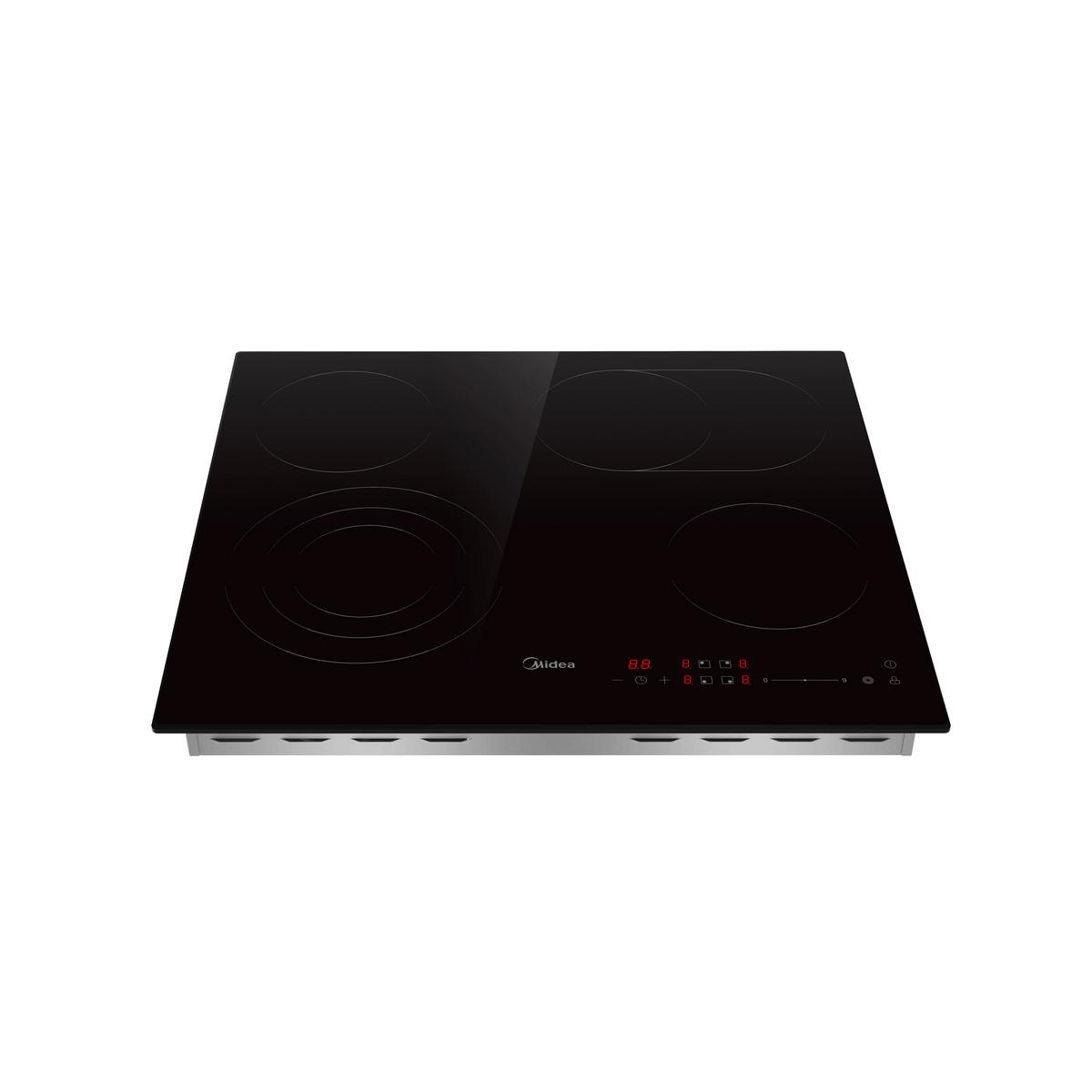 Glaskeramikkochfeld Mch731f218k0 - Schwarz, Basics, Glas/Metall (59/5,5/52cm) - Midea