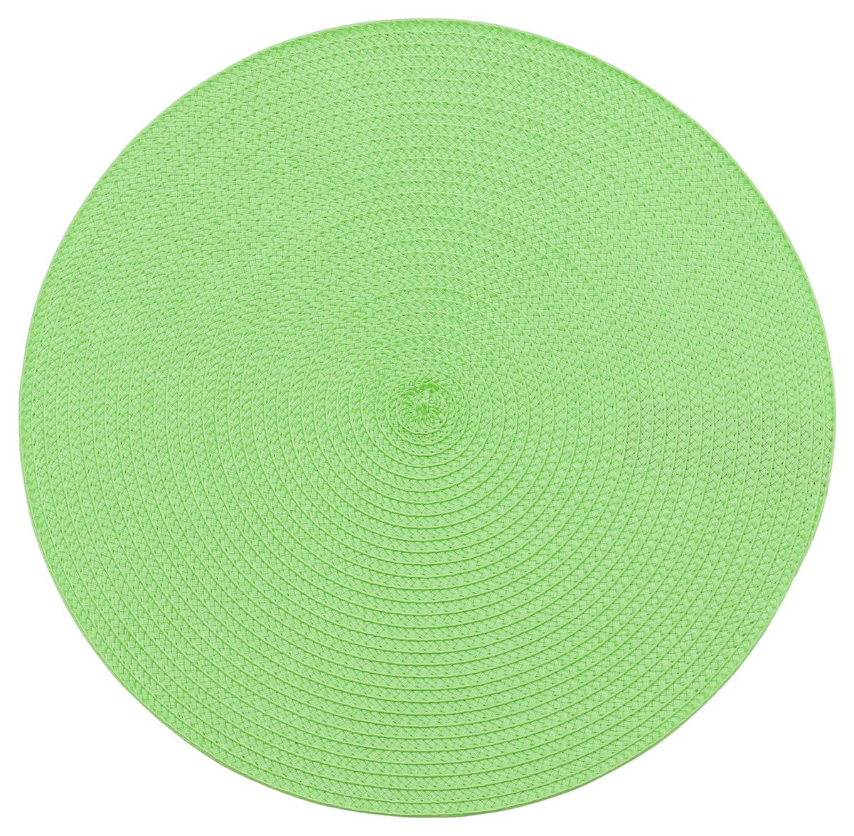 Étkezőalátét Martina - fekete/világoszöld, Konventionell, műanyag - Ondega