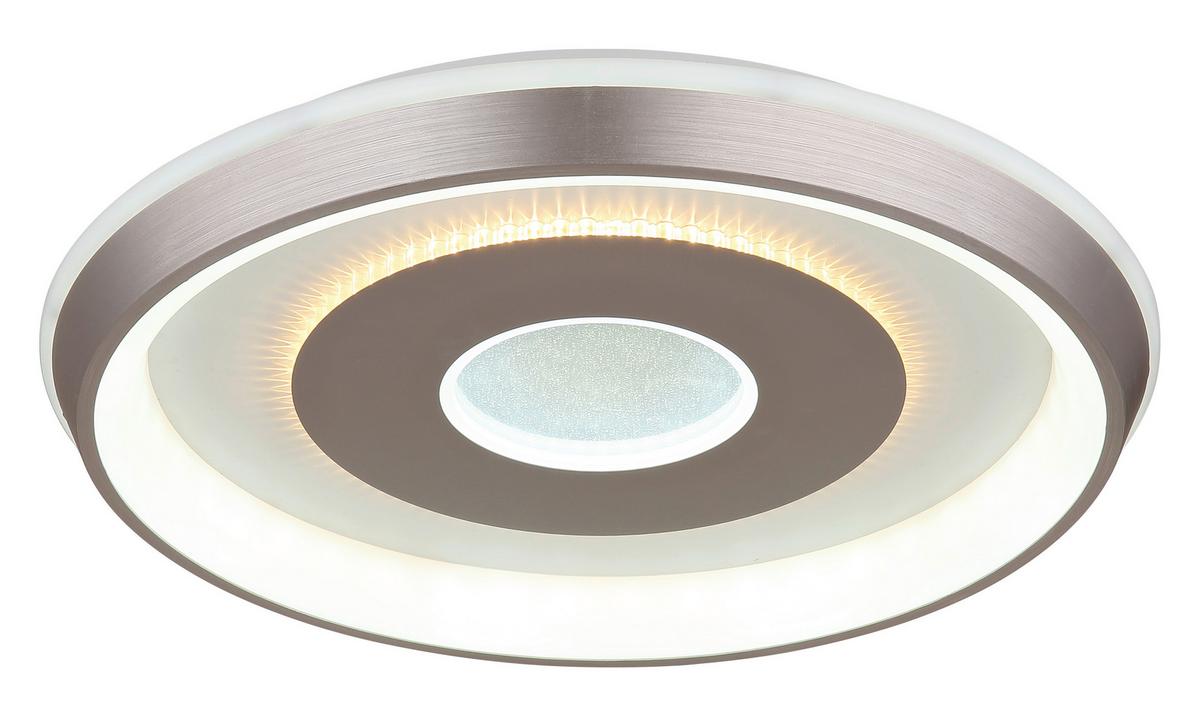 LED-Deckenleuchte Christel - Sandfarben/Weiß, Basics, Kunststoff/Metall (49/7cm) - Luca Bessoni