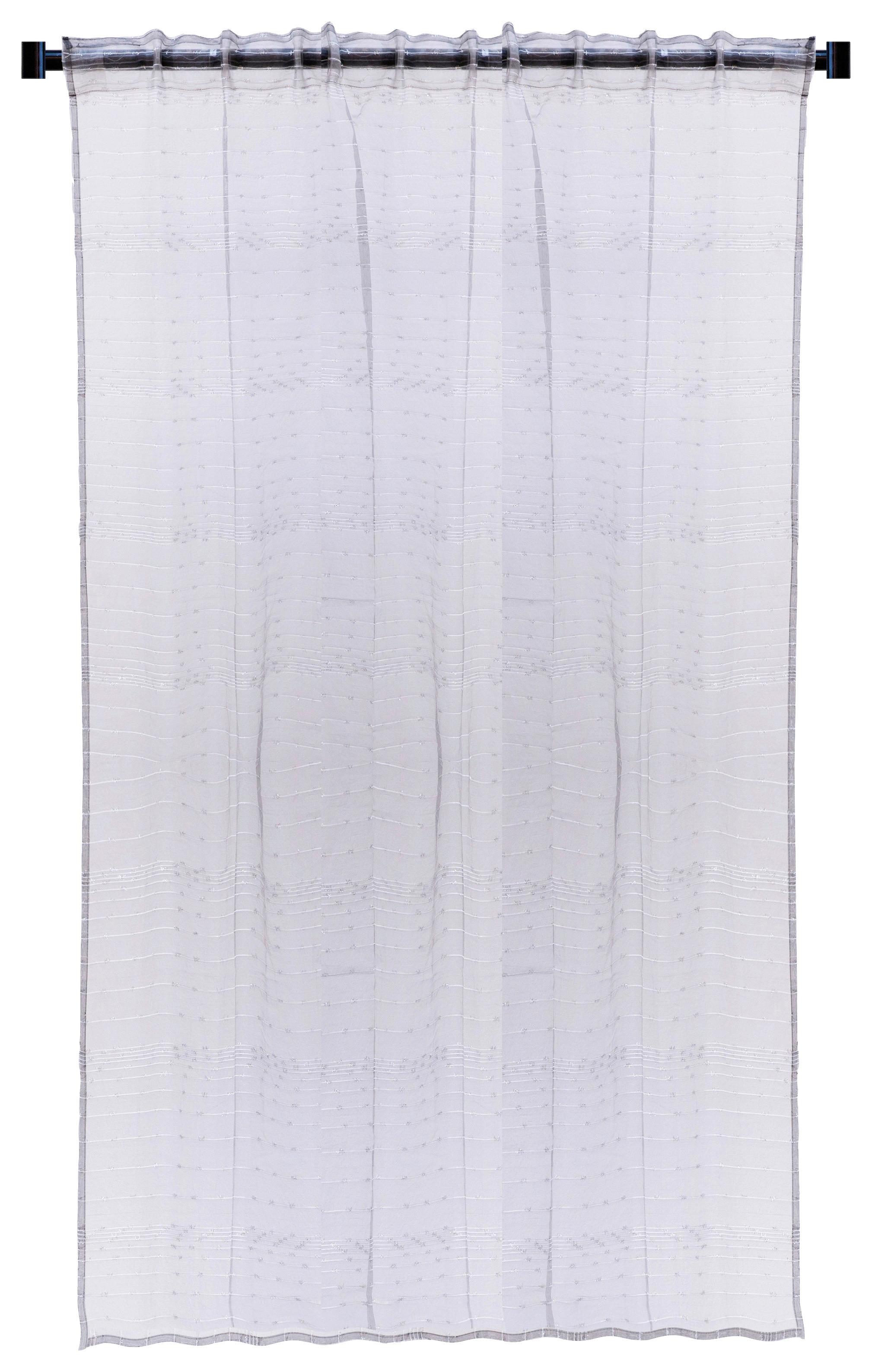 FERTIGVORHANG TONIA - Schwarz, MODERN, Textil (140/245cm) - Luca Bessoni