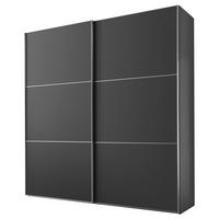 Schwebetürenschrank 188cm Includo Anthrazit - Anthrazit, MODERN, Holzwerkstoff (188/222/68cm) - MID.YOU