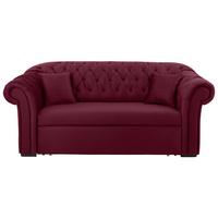 Schlafsofa Cupido - Rot/Schwarz, Design, Textil (213/86/99cm) - MID.YOU