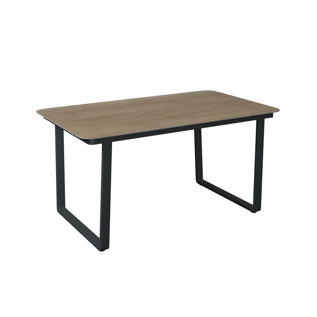 Loungegarnitur Cannes - Dunkelgrau/Anthrazit, MODERN, Kunststoff/Textil (202/236cm) - Beldano