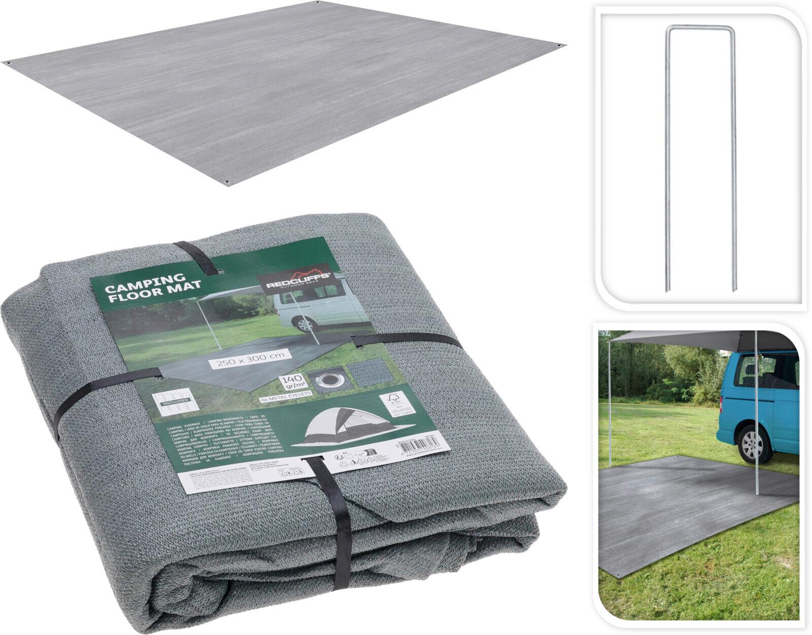 Outdoor-Bodenmatte Cy8001880 - Grau, Basics, Kunststoff (300/250/1cm)